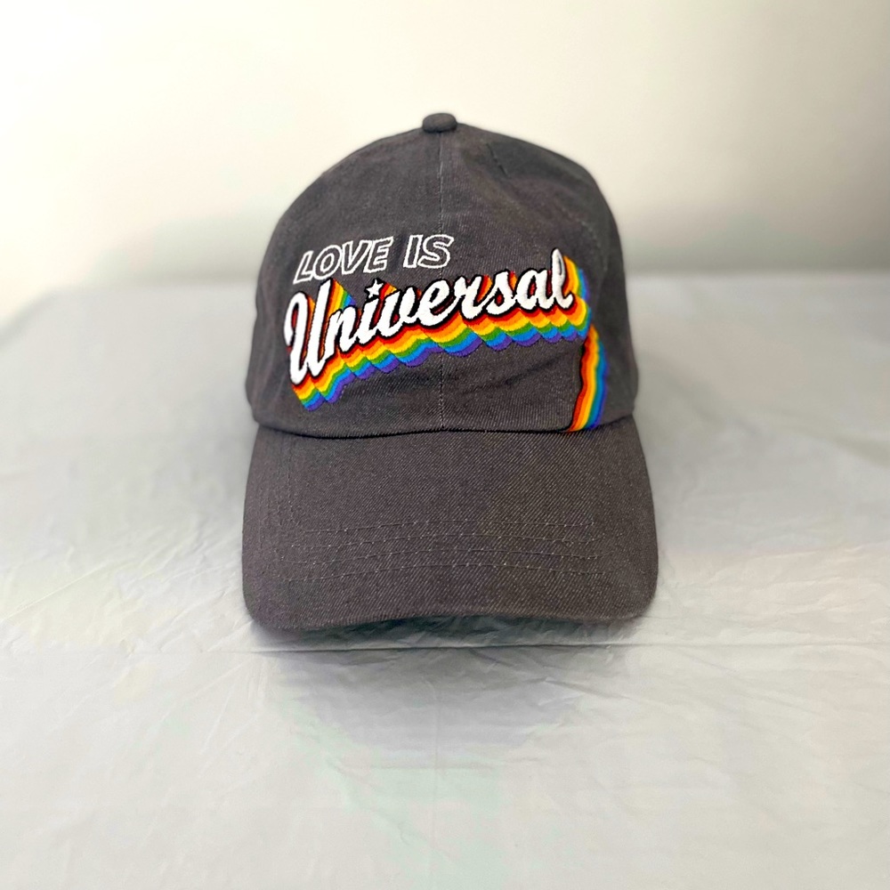 Universal Studios Parks Official "Love Is Universal" Baseball Hat Cap LGBTQ